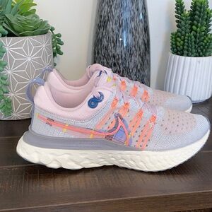 Nike React Infinity Run Flyknit 2 Athletic Shoes Size 7